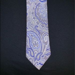 PAISLEY CHAPS NECKTIE LIGHT BLUE
